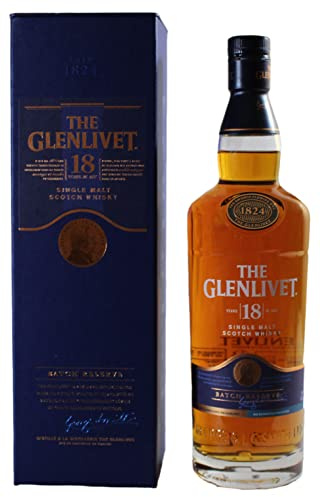 The Glenlivet Scotch Whisky, Single Malt, 18 Years Oldd - vol. 43% - 70cl