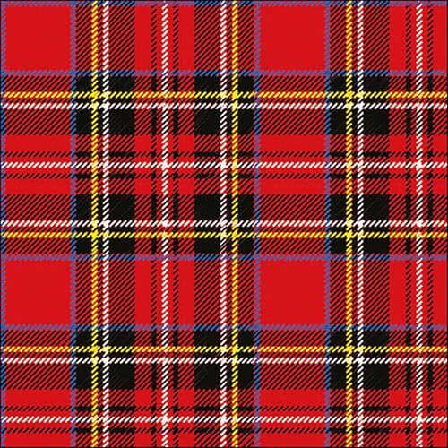 20 Ambiente 3 Ply Paper Napkins Serviettes Scottish Red Tartan Plaid Lunch Party
