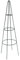 TrendLine Obelisk Metall Rankhilfe Spalier Rosenbogen Rankgitter Rosenpyramide