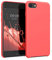 kwmobile Case Compatible with Apple iPhone SE (2022) / iPhone SE (2020) / iPhone 8 / iPhone 7 Case - TPU Silicone Phone Cover with Soft Finish - Vivid Coral