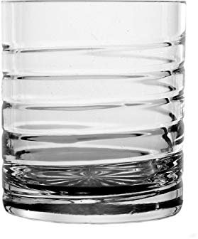 CRISTALICA Whiskyglas Whiskybecher Trinkbecher geschliffen Klar Kristall Glas 280 ml