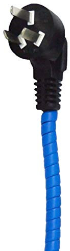 Insun 2m Kabelschlauch Spiral Kabelschläuche Zuschneidbar Kabel Organizer für Kabelschutz, Kabel Verstecken Blau ∅ 8 mm