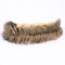Bobiya Breites Fischschwanz-Haarband aus Kunsthaar, geflochten, klassisch, grob, elastisches Stretch-Haarteil, für Damen und Mädchen, dunkles Aschblond