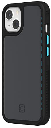 Incipio Optum Case Compatible with Apple iPhone 13 [Ventilation Slots, 4.8 m, Drop-Proof, MagSafe & Qi Wireless Charging Compatible, Optimised for 5G, Antimicrobial Treatment] Black/Blue
