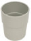 LÄSSIG Kinder Becher Trinkbecher Tasse Kindergeschirr ohne Melamin, BPA-frei, für Spülmaschine und Mikrowelle/Mug Uni warm grey