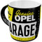 Nostalgic-Art Retro Kaffeebecher, 330 ml, Opel – Garage – Geschenk-Idee für Opel-Zubehör Fans, Original Lizenzprodukt (OLP), Keramik-Tasse für Kaffee, Vintage Design