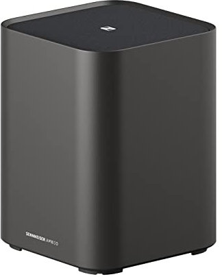 Sennheiser AMBEO Caisson de Basses pour TV et Musique avec Son Surround 3D immersif et Basses Profondes jusqu'à 27 Hz – Woofer de 20,3 cm avec amplificateur de Classe D de 350 W – Noir, SW02 Black