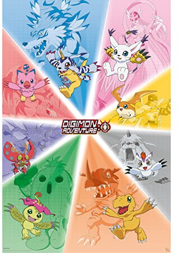 GB Eye GBYDCO153 Maxi-Poster Digimon Group, 61 x 91,5 cm