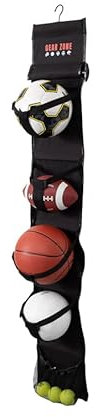Gear Zone Organizer with Hand Pump | Sports Equipment Storage | Multi-Purpose | Adjustable | Space-Saving | Ball Holder | Ski and Bike Helmets | Bike Shoes | Accessories…