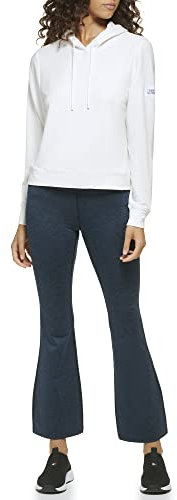 Tommy Hilfiger Sweat à capuche à manches longues pour femme, coquille d'œuf, Large