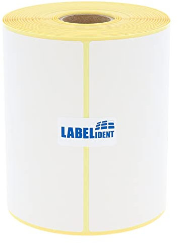 Labelident Versandaufkleber 4x6 Zoll - 100 x 150 mm - 330 Thermo Eco Etiketten auf 1 Rolle(n) I 25 mm Kern I Selbstklebende Shipping Labels für Desktop Thermodrucker I Trägerperfo.
