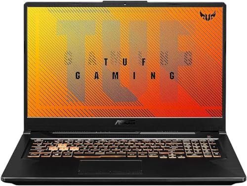 asus TUF Gaming A17 Gaming Laptop, 17.3 FHD 144Hz IPS, AMD Ryzen 5 4600H,16GB DDR4 RAM, 1TB PCIe SSD, NVIDIA GeForce GTX 1650, RGB Backlit Keyboard, Windows 11, Bonfire Black