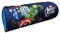 CARTOON Tombolino, trousse scolaire ronde, école, papeterie, organisateur de crayons, couleurs, bleu, 22 x 8 x 8 cm, Avengers (3)