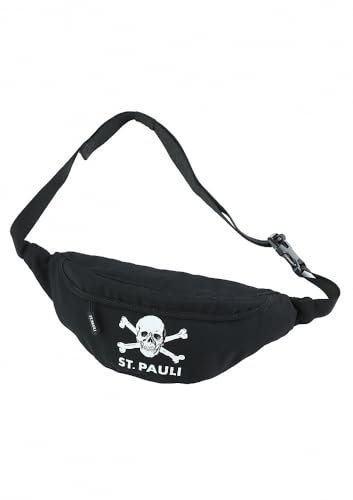 FC St. Pauli - Totenkopf - Bauchtasche schwarz 18 x 26 x 14 cm