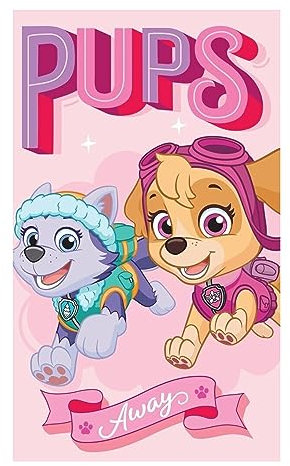 Theonoi Kinder Handtuch 100% Baumwolle Gesichtstuch Waschlappen (Paw Pups)