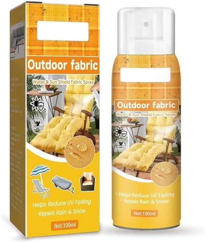 100ml Spray protector de tela de para uso en interiores y exteriores, espray protector de sofá, protector de tela para exteriores, resistente al agua y protección UV (1pcs)