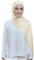Lina & Lily Damen Hijab Kopftuch Schal mit Glanz-Schimmer Für Muslimische Frauen (Beige)