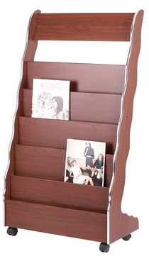 Wfxjyg2223 Porte-revues Porte-journaux sur Pied, Support d'information, Plan d'étage, Support de Rangement for Magazines, Livres, journaux, présentoir publicitaire Kiosque à journaux