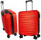 HANSEKOFFER Hartschalenkoffer groß · Koffer XL · Reisekoffer mit Rollen · Trolley mit Teleskopgriff · Leicht · Rollkoffer mit Zahlenschloss · Rot