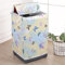 BAMFY Cubierta Lavadora Impermeable Impresión Decorar El Hogar Portátil Con Cremallera Fundas Para Lavadora Y Secadora Para Carga Superior Protector Cubierta Superior(Top opening lid 5-7kg,A)