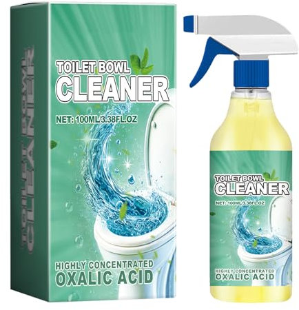 Oxalsäure Reiniger,WC Foam Reiniger Spray Extra Stark,WC Reiniger Total Hygienische Frische Badreiniger Hochkonzentrierter Oxalsäure-Toilettenreiniger,Toilet Bowl Cleaner,100ml