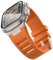 OFWAX Para Apple Watch Ultra 2/1 Band 49mm Para Apple Watch Band Series 9/8/SE2/7/6/SE/5/4/3/2/1 45mm/44mm/42mm Banda con conector de metal duradero, banda de repuesto deportiva de TPU suave(Titanium/