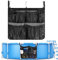 WUSJCOF 1PCS Organiseur Multifonction avec 3 Crochets, Panier de Rangement Détachable et Compartiments Latéraux pour Accessoires de Piscine, pour Piscine Hors-Sol et Salle de Bain