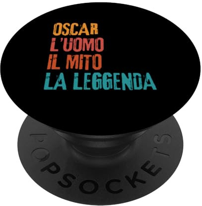 Oscar L'Uomo Il Mito La Leggenda Festa di Compleanno PopSockets Klebender PopGrip