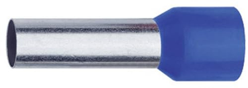 Klauke 17410 Aderendhuelse 4mm² Teilisoliert Orange 100St.