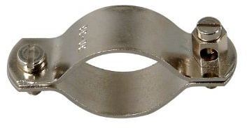 Kopp 346903089 Erdungsrohrschelle für Kupferrohr mit Schutzleiteranschluss bis 25 mm²