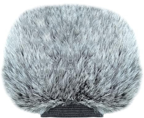 keepdrum Fell-Windschutz WS-BK für Zoom H6 Handy Rekorder Digital Recorder