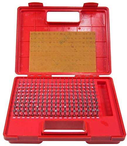 HFS (R) 190 pcs M1 ; (0.061–0,6 cm) Class ZZ Ensemble de jauge de broches en acier Minus NEUF ; étui de rangement en plastique