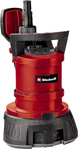 Einhell 4170780 GE-DP 5220 LL ECO Clean / Dirty Water Pump | 520W Submersible Pump, 13,500 L/H, Float Switch, 10m Cord | 2-In-1 Electric Sump Pump - Drain Floods, Empty Hot Tubs And Pools Down To 1mm, Red, One size