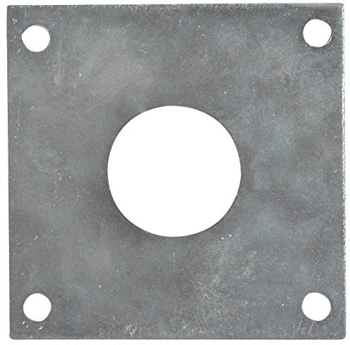 Esschert Design Schutzplatte für Blaumeisen, Schutz für Blaumeisen-Häuser, 7,1 x 7,1 cm, Grau, Weichstahl