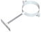 Collier galva diamètre 125mm blanc chevi Réf 225762
