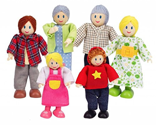 Hape - Puppen (Kaukasier) - Für Puppenhaus