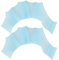 schwimmhäute,1 Paar Schwimmhäute für die Finger Schwimmhandschuhe Kieselgel Webbed Erwachsene und Kinder Swim Glove hochelastisch Schwimmpaddles Handpaddel Schwimmflossen Blau