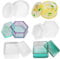 Silikonform Gießform,Biluer 3PCS Epoxidharz Formen Resin Casting Moulds Gießform Resin Schmuck Schimmel Für Beton DIY Untersetzer/Blumen Topf/Aschen Becher/Stift Kerzen Seifen Halter (Veranstalter)