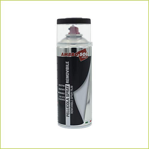 Pellicola spray removibile Nero opaco 3 Bombolette spray da 400ml black matt pellicola