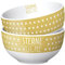 Geschenk Für Dich :-) Müslischale STERNEKÜCHE Gold Sterne D. 13cm H. 7cm Kitchen Porzellan La Vida