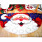 Emistem Latch Hook Rug Kits, DIY Christmas Crocheting Rug Embroidery, Acrylic Yarn Pre-Printed Canvas, Shaggy Decoration (Santa,15x21)