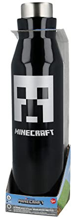 Stor Thermosflasche Diabolo Edelstahl 580 ml Minecraft, Metall, Einfarbig, Estándar, 2181