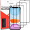 QUITECO Protector Pantalla para iPhone 11 / iPhone XR [2 Piezas] Vidrio Cristal Templado Cobertura Completa