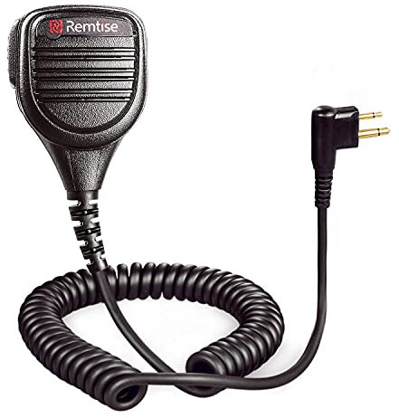 Speaker Mic for Motorola Radio, 2 Pin Shoulder Microphone Compatible with Motorola Radios BPR40 CP200/200D/200XLS CP185 CLS1410 CLS1110 DTR410 PR400 RDU4100 RDU4160D RMU2040 RMU2080/2080D CLS DTR