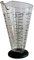 Meßbecher 0,5l, konisch mit Fuß