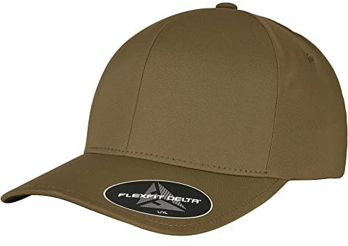 Flexfit Unisex Delta Baseballkappe, Olive, L-XL