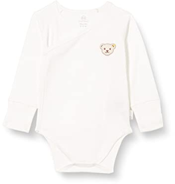 Steiff Unisex Baby Basic Wickelbody Langarm Unterwäsche (1er Pack)