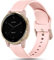 Issinlky Bracelet pour Garmin Vivoactive 4S/Venu 2S/Venu 3S/Vivomove 3S, 18mm bracelet silicone pour Fossil Femme Gen 6/Fossil Femme Gen 5E/Fossil Femme Q Venture HR Gen 4/Gen 3