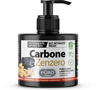 Forhans Pure Charcoal Ginger Intimreiniger, sanft für den täglichen Gebrauch (250 ml)
