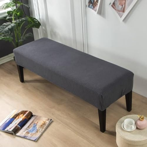 ZZDZW Sitzbank Bezug - Gepolsterter Stretch Bezug Für Holzbank, Hocker, Schuhbank Und Bank Im Eingangsbereich, Esszimmer Und Als Husse